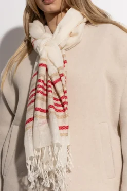 Isabel Marant kremowy Szal ‘Izali’