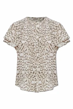 Isabel Marant kremowy Top `Synda`
