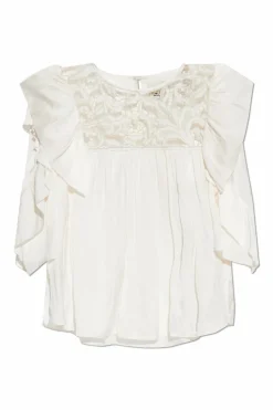 Isabel Marant kremowy Top `Syrane`