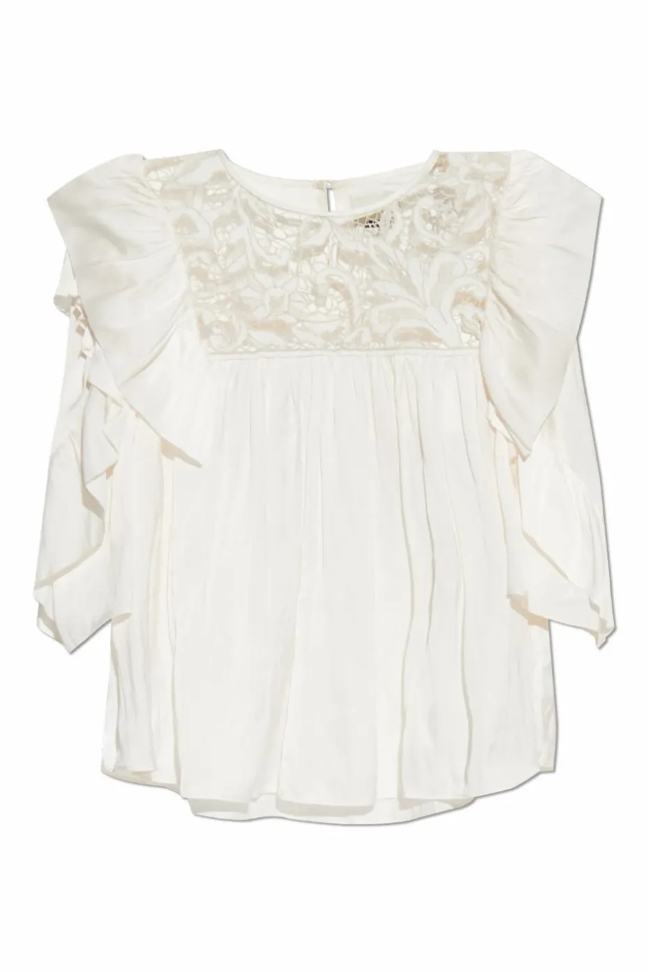 Isabel Marant kremowy Top `Syrane`
