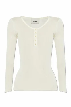Isabel Marant kremowy Top `Lamylic`