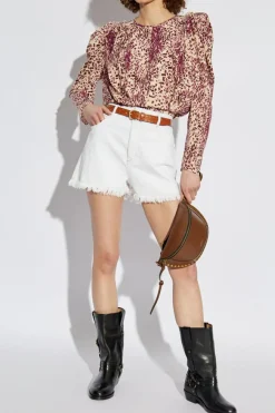 Isabel Marant MULTIKOLOR Jedwabny top `Oris`