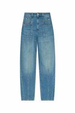 Isabel Marant NIEBIESKI Jeansy `Vetan`