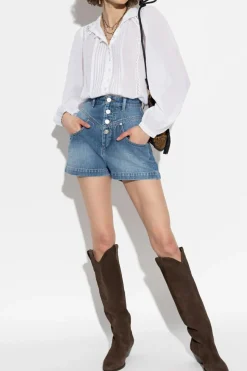 Isabel Marant NIEBIESKI Jeansowe szorty `Jovany`
