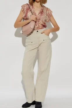 Isabel Marant RÓŻOWY Top `Lonea`