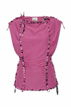 Isabel Marant RÓŻOWY Top Zohra