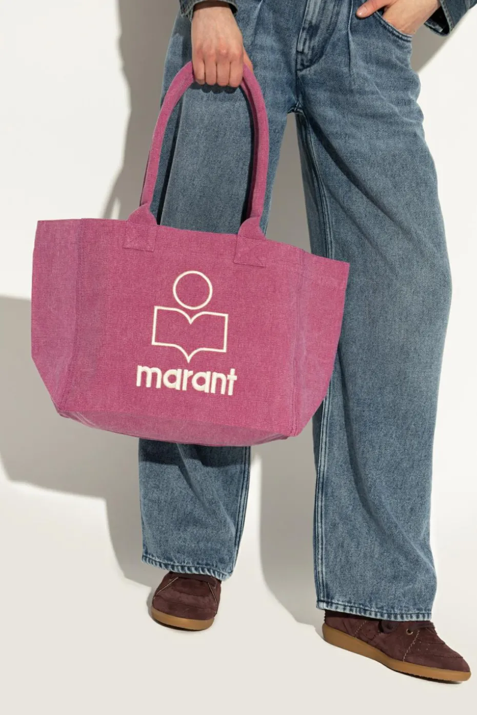 Isabel Marant RÓŻOWY Torba `Yenky Zipped` typu `shopper`