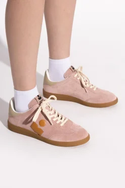 Isabel Marant RÓŻOWY Zamszowe buty sportowe `Bryce`