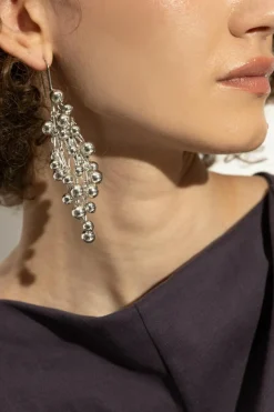 Isabel Marant SREBRNY Długie kolczyki `Tiva`