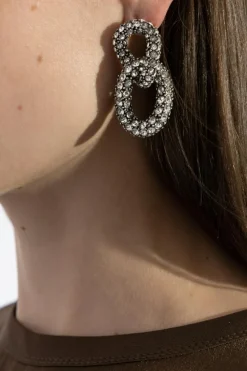 Isabel Marant SREBRNY Mosiężne kolczyki