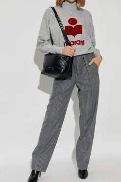 Isabel Marant SZARY Spodnie `Liska`