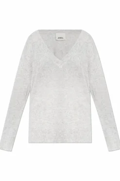 Isabel Marant SZARY Sweter `Larana`
