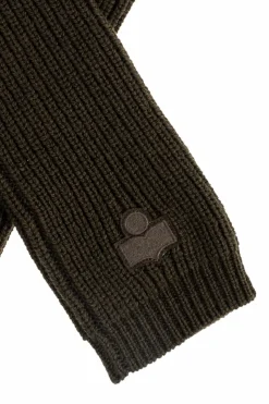 Isabel Marant ZIELONY Rękawiczki `Enos`