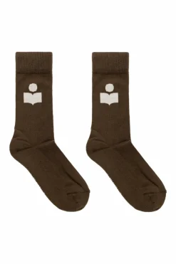 Isabel Marant ZIELONY Skarpety `Siloki`