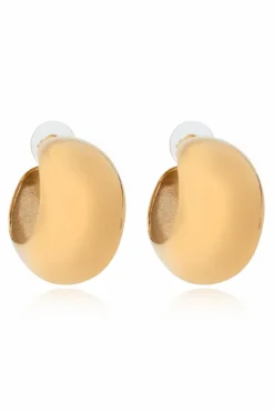 Isabel Marant ZŁOTY Mosiężne kolczyki