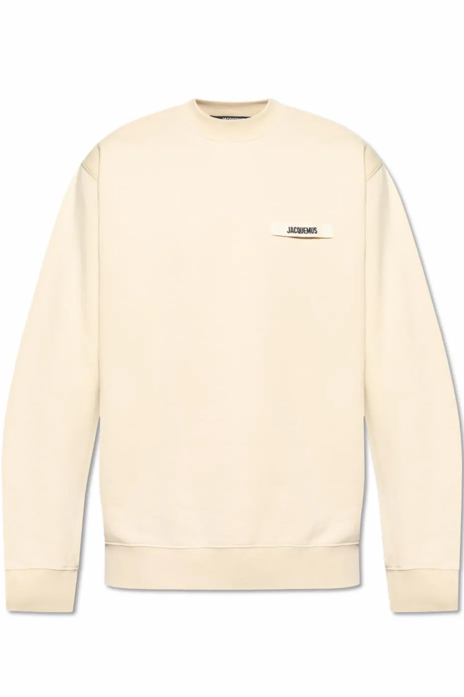 Jacquemus beżowy Bluza z logo