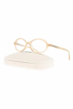 Jacquemus beżowy Okulary korekcyjne