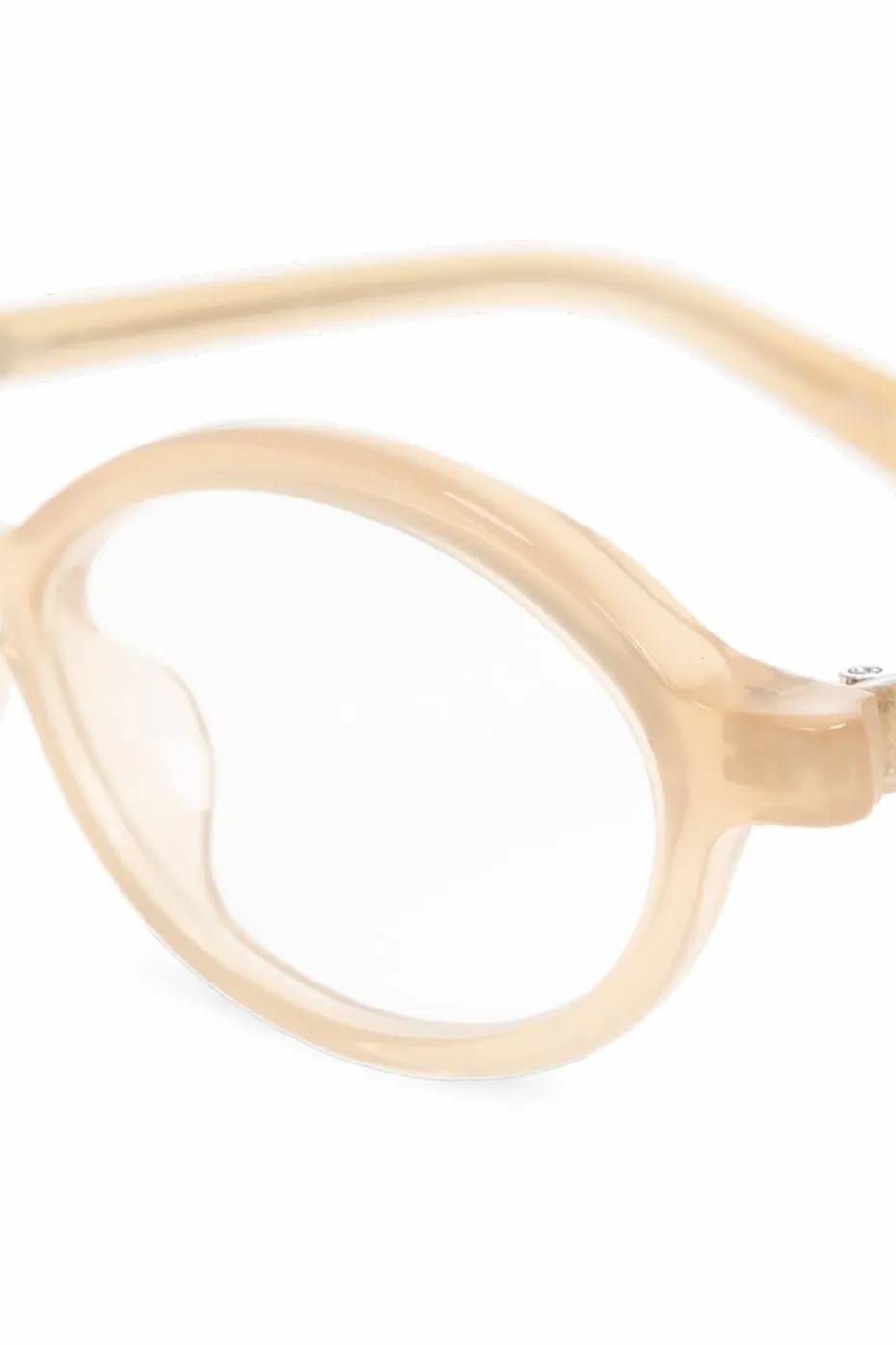 Jacquemus beżowy Okulary korekcyjne
