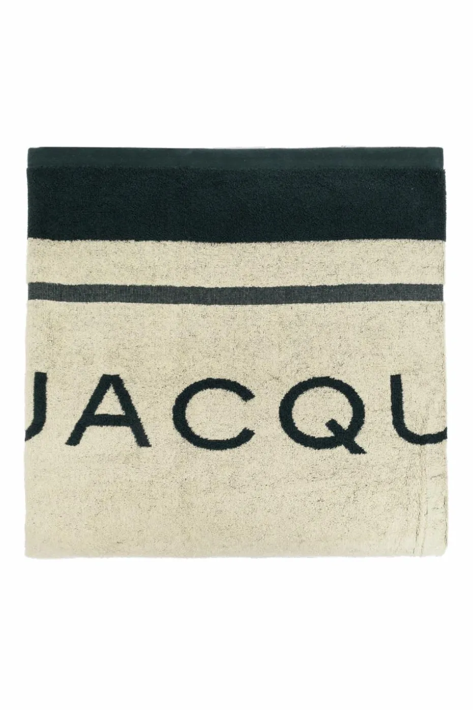 Jacquemus beżowy Ręcznik z logo