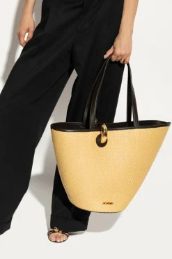 Jacquemus beżowy Torba `Bambola` typu `shopper`