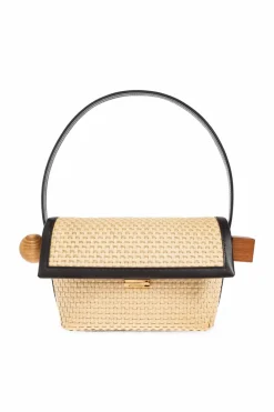 Jacquemus beżowy Torba na ramię `Le Rond Carre`