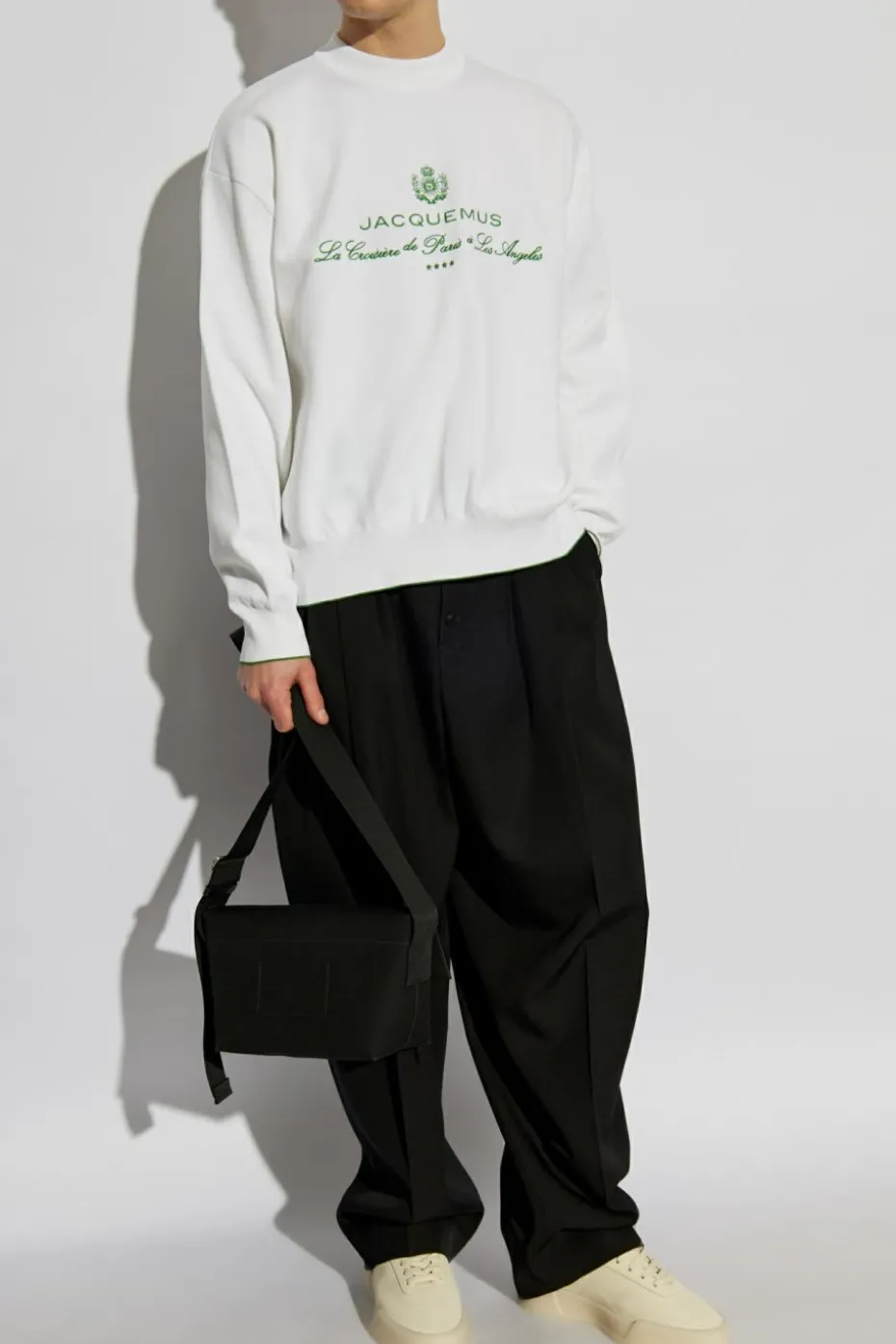 Jacquemus BIAŁY Bluza z logo