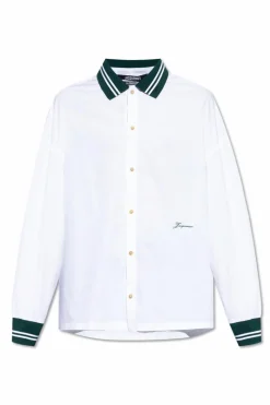Jacquemus BIAŁY Koszula z kołnierzem polo