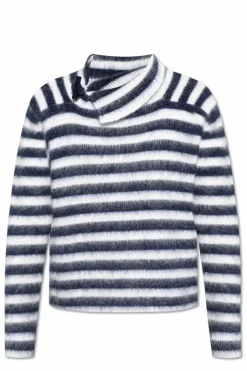 Jacquemus BIAŁY Moherowy sweter