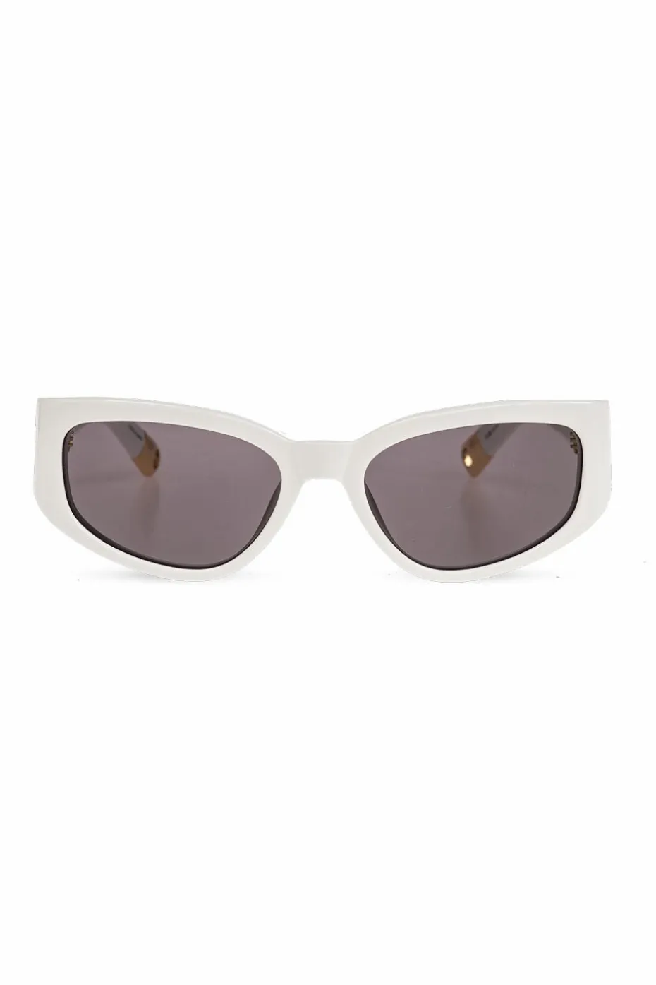 Jacquemus BIAŁY Okulary przeciwsłoneczne