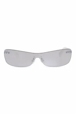 Jacquemus BIAŁY Okulary przeciwsłoneczne `Mirada`