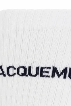 Jacquemus BIAŁY Skarpety z logo