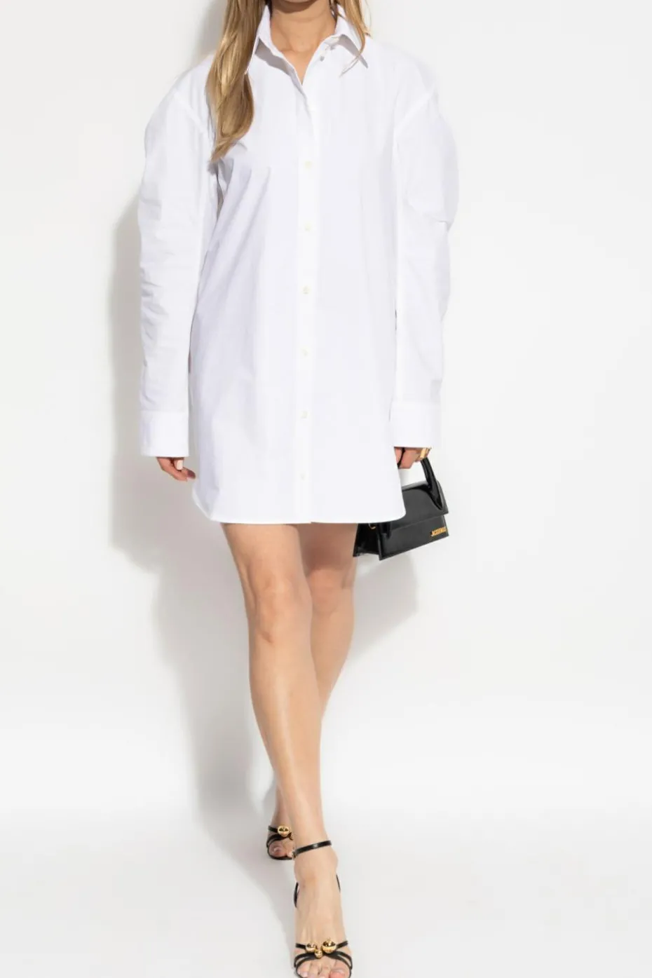 Jacquemus BIAŁY Sukienka `Ovalo`