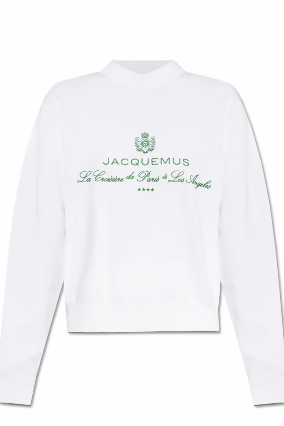 Jacquemus BIAŁY Sweter z logo