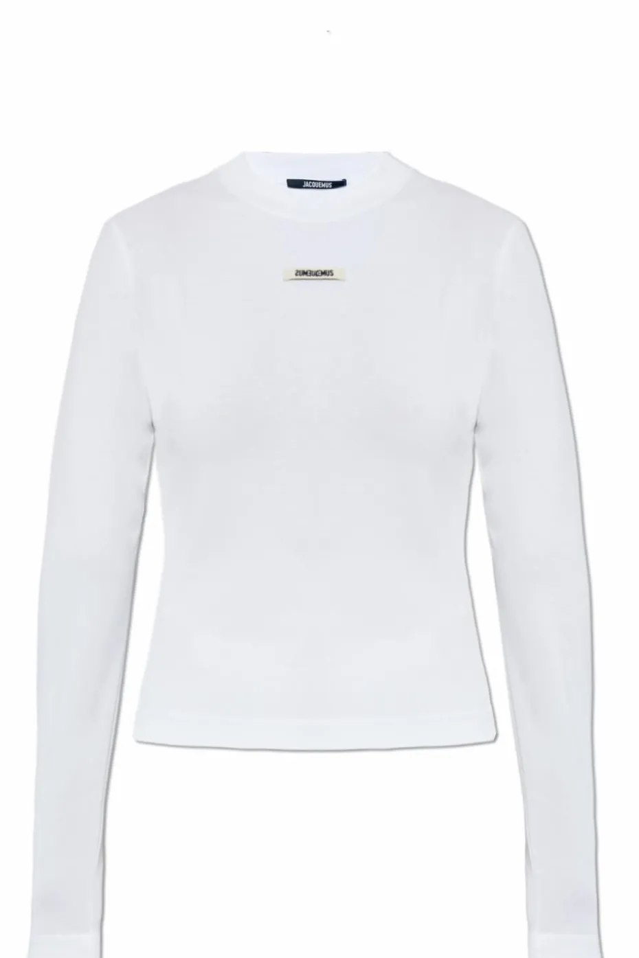 Jacquemus BIAŁY T-shirt z długimi rękawami