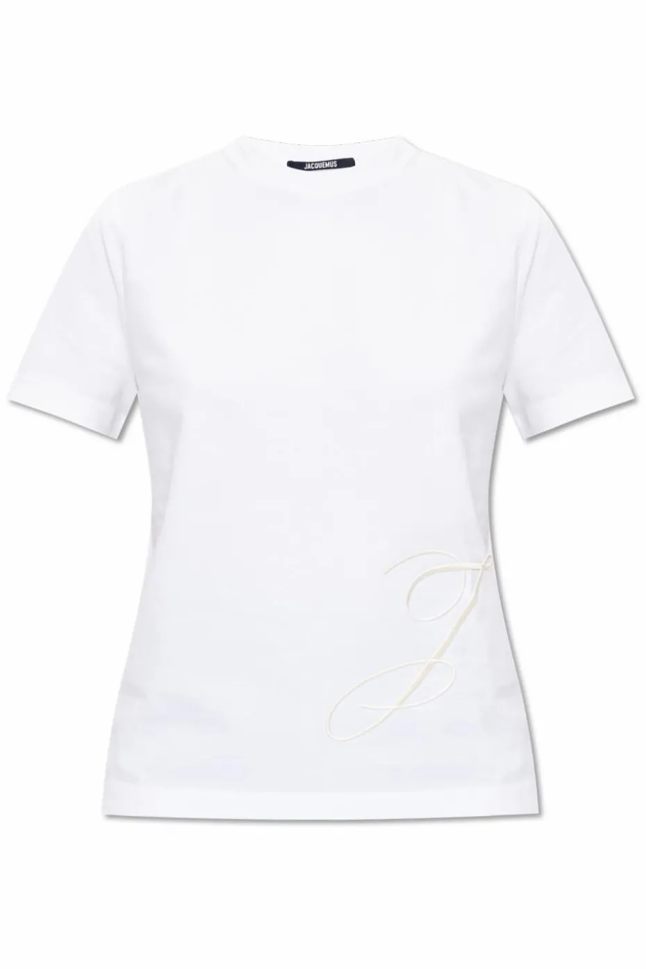 Jacquemus BIAŁY T-shirt z krótkim rękawem