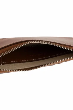 Jacquemus BRĄZOWY Etui na karty z brelokiem