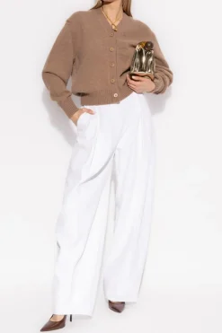 Jacquemus BRĄZOWY Kardigan `The Jacquemus`