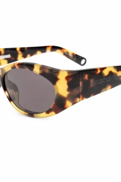 Jacquemus BRĄZOWY Okulary przeciwsłoneczne