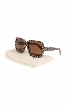 Jacquemus BRĄZOWY Okulary przeciwsłoneczne `Cabana`