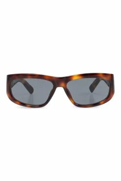 Jacquemus BRĄZOWY Okulary przeciwsłoneczne