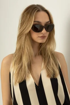 Jacquemus BRĄZOWY Okulary przeciwsłoneczne