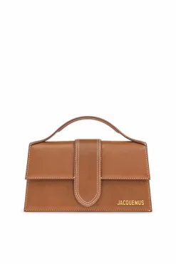 Jacquemus BRĄZOWY Torba do ręki `Bambino Large`