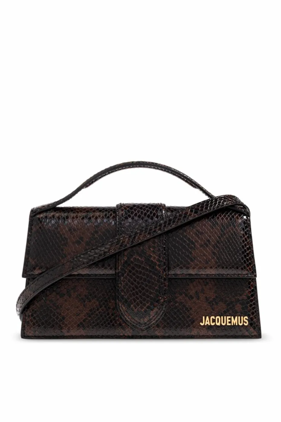Jacquemus BRĄZOWY Torba do ręki `Le Grand Bambino`