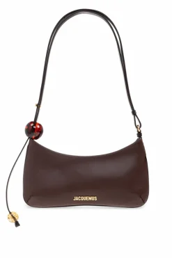 Jacquemus BRĄZOWY Torba na ramię `Bisou Perle`
