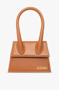 Jacquemus BRĄZOWY Torba na ramię ‘Le Chiquito Moyen’