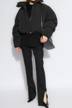 Jacquemus CZARNY Ocieplana kurtka ‘Caraco’
