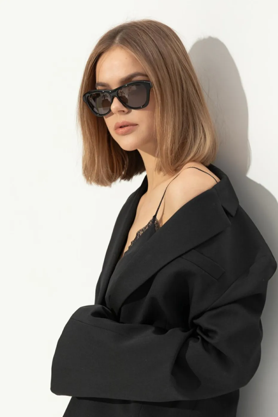 Jacquemus CZARNY Okulary przeciwsłoneczne