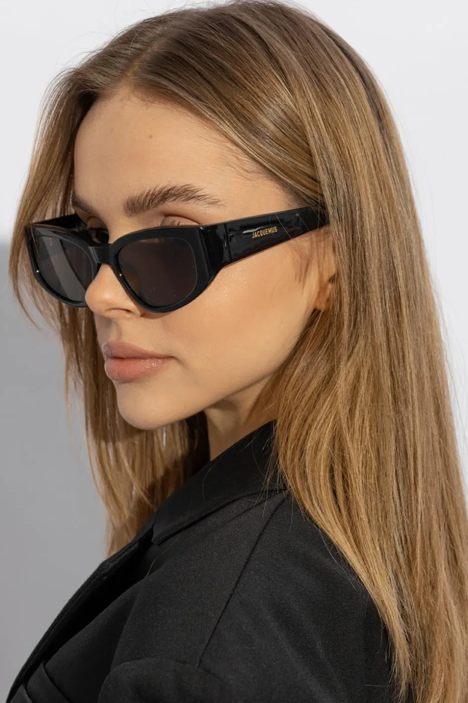 Jacquemus CZARNY Okulary przeciwsłoneczne