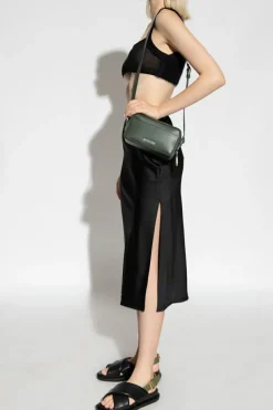 Jacquemus CZARNY Satynowa spódnica ‘Notte’