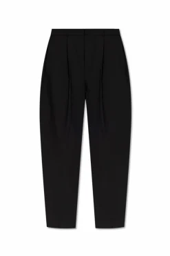Jacquemus CZARNY Spodnie z zaszewkami